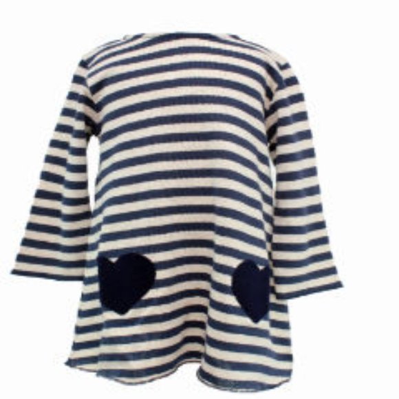 Play UP Blue Striped Heart Dress - Picture 1 of 2